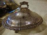 Ornate Barker Ellis SilverPlate Serving Dish and other pieces of Barker Ellis