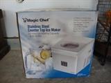 Stainless Steel Counter Top Ice Maker, New in Box