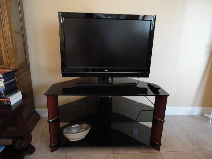 Lg 37 inch tv, "TV stand by Bush" also have a matching stereo stand 