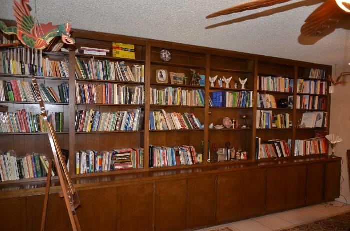 Library of Spiritual, Food and Educational Books.