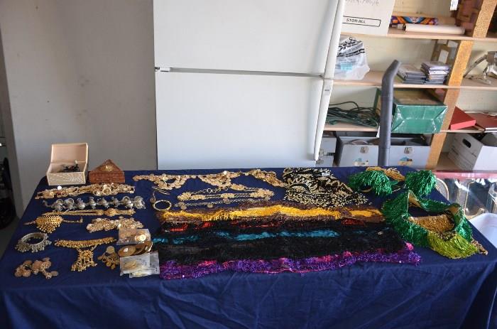 Table of belly dancing goods! 