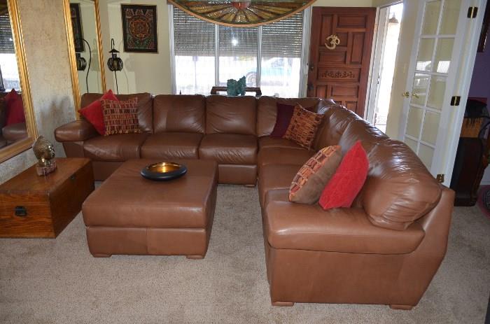 Like NEW sectional sofa and ottoman! 