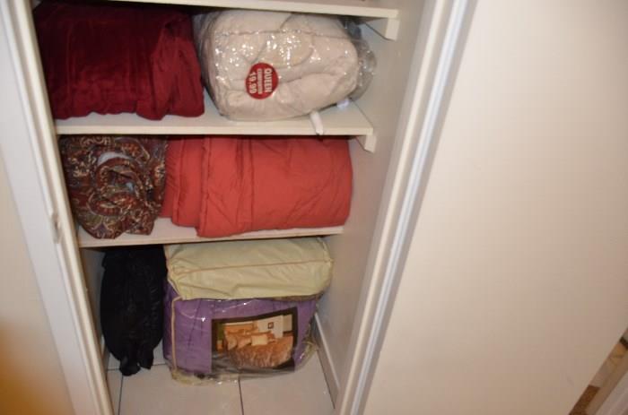 Closet of linens and towels, will sell all together