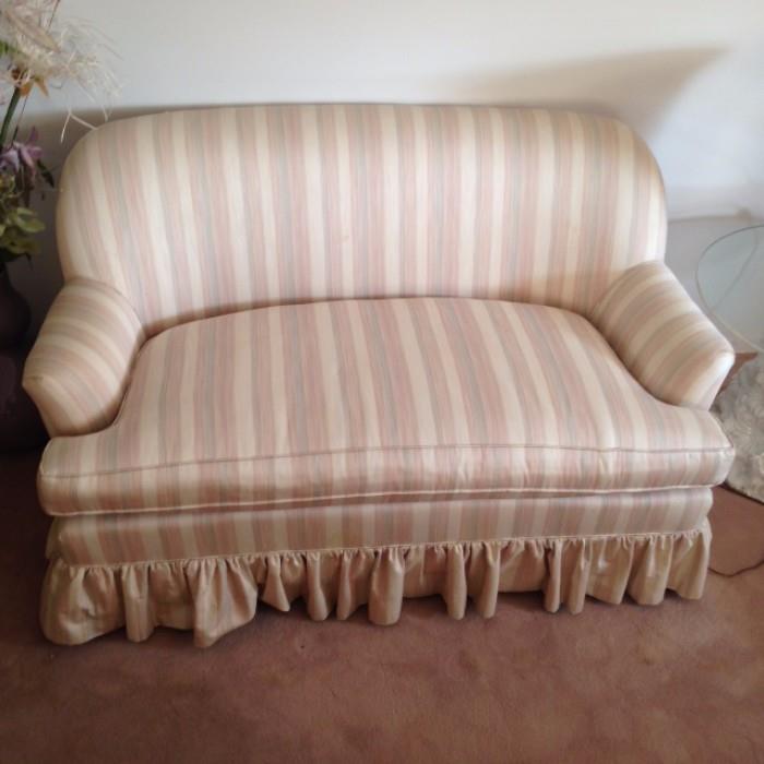 Matching compact sofa / love seat. Perfect for small spaces. 