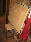 Drafting Board and stool