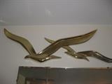 Mid-century Brass Seagulls