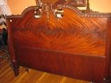 Vintage/Antique Flame Mahogany Headboard