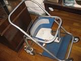 Vintage metal stroller