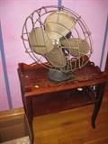 Vintage Fan and TAble