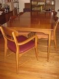 Mid-Century Table & 5 Chairs (Lane)