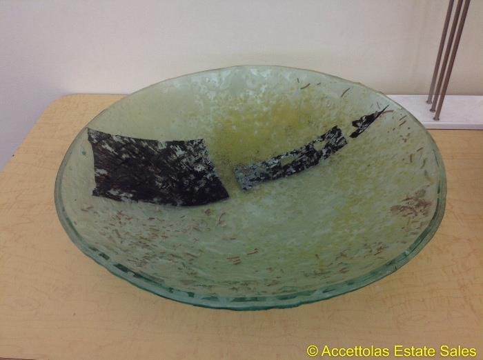 Art glass platter