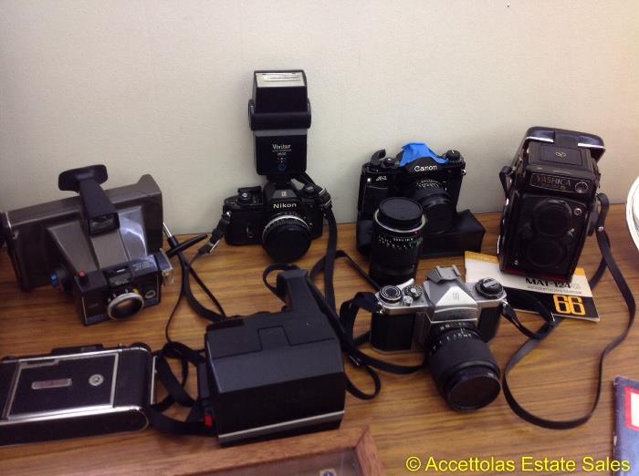 Cameras - Canon, Yashica, Pentax