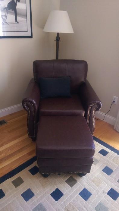 Quality Chair and ottoman
