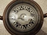 D. Baker antique brass ships compass