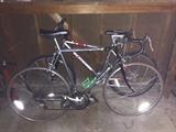 a Schwinn bike and a racing bike