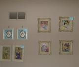 Vintage 1950's Portrait Art