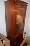 Curio cabinet with light (end unit, other sections not available)