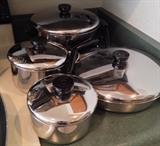 Revere Ware Pots and Pans (8pc) 