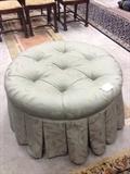 Silk Tufted Ottoman