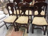 Set of 6 Oak dining chairs