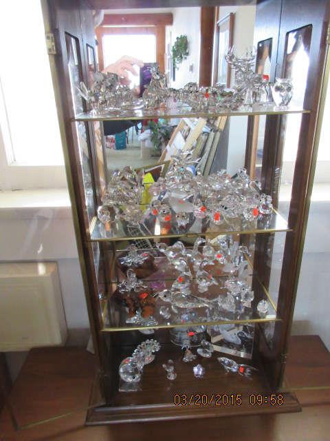 Swarovski glass figures