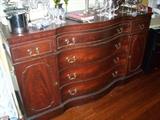 Mahogany Duncan Phyfe style server/buffet. Lots of storage here.