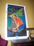 2007 Jerry Lee Lewis Jazz Fest poster - SIGNED. Unframed. We have several of these in tubes.