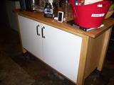 Nice kitchen island with plenty of storage underneath