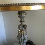Bronze figural lamp
