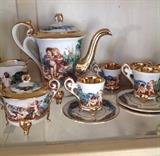 Capodimonte tea set