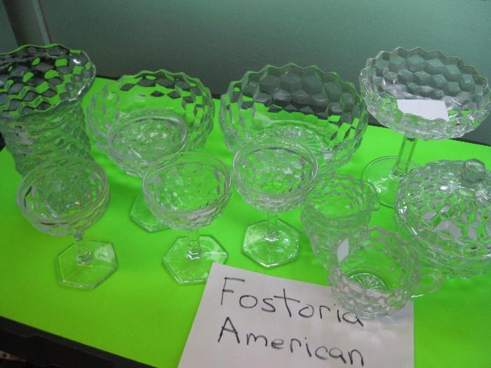 Fostoria Glass American pattern