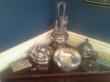 Beautiful, fancy antique silver plate.