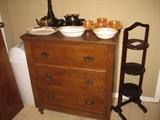 small dresser ( would be cute with chalk paint!)