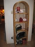 wicker shelves