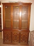 solid wood china cabinet