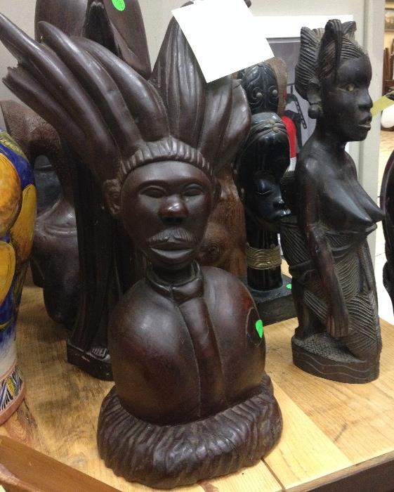 Assorted African and Tribal Carvings