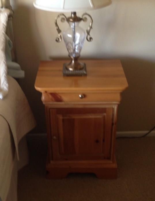 Early American style side table, excellent condition.