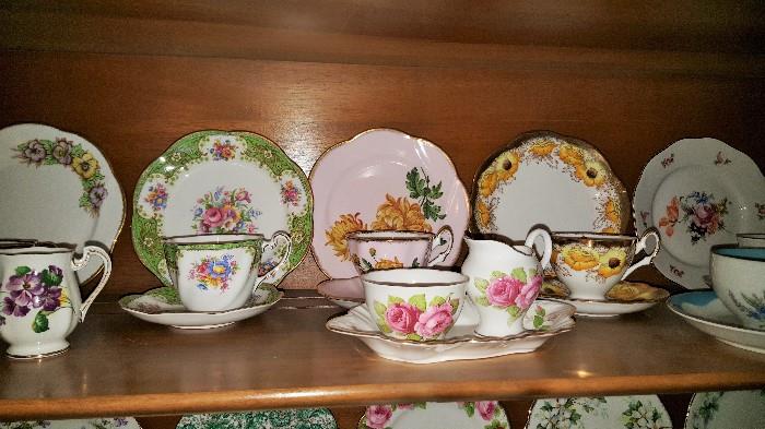2 and 3 pc. teacup sets....