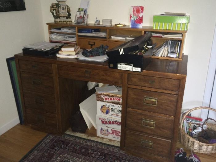 Vintage Drexel desk with matching bedroom pieces