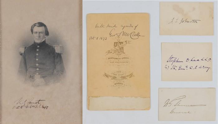 Collection of Civil War Era Union & Confederate Autographs
