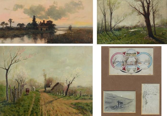 Rare and Early Charles Schreyvogel Artworks