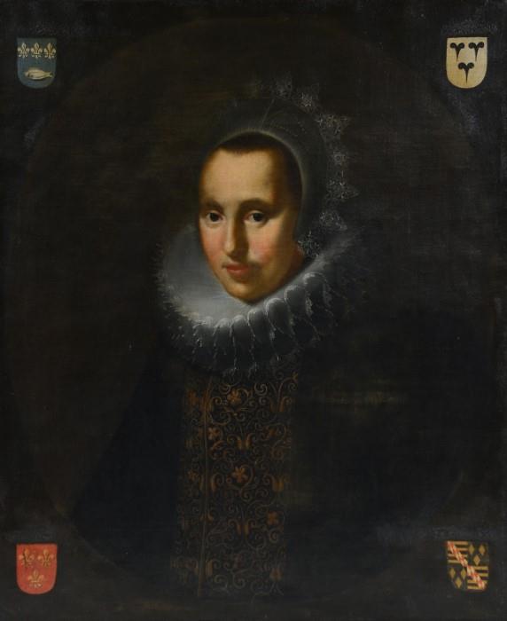 Lot 1023: Early Portrait Painting of a Royal 