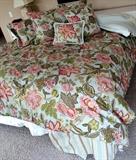 King Duvee Comforter, shams, throw pillows & skirt