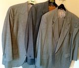 4 Hart,.Schaffner & Marx suits sz 44 jacket, 
slacks 30x 36