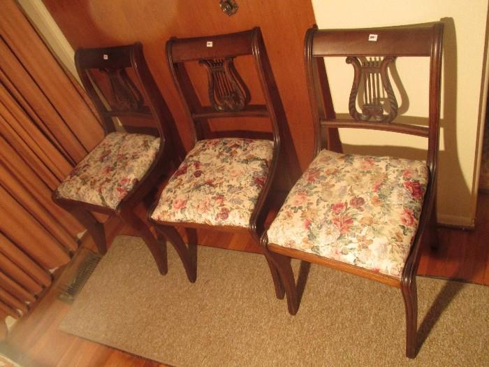 Harpback chairs