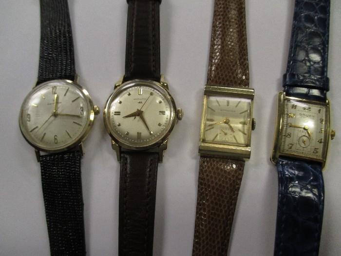 Solid gold watches