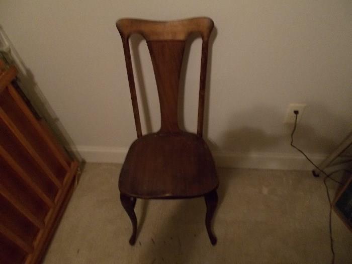 VINTAGE Wooden Side Chair - add these 2 chairs to your ECLECTIC Dining Table Chairs!!!!!!