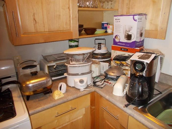Sample of Small Appliances -  LOTS of coffee makers!!!