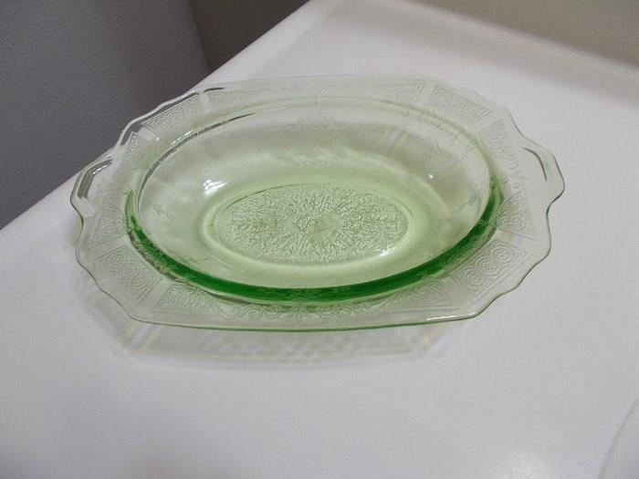 PRINCESS (pattern) Depression Glass Oval Bowl - great piece!!!!