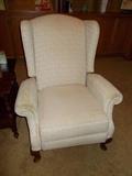 Upholstered Wing Back Chair